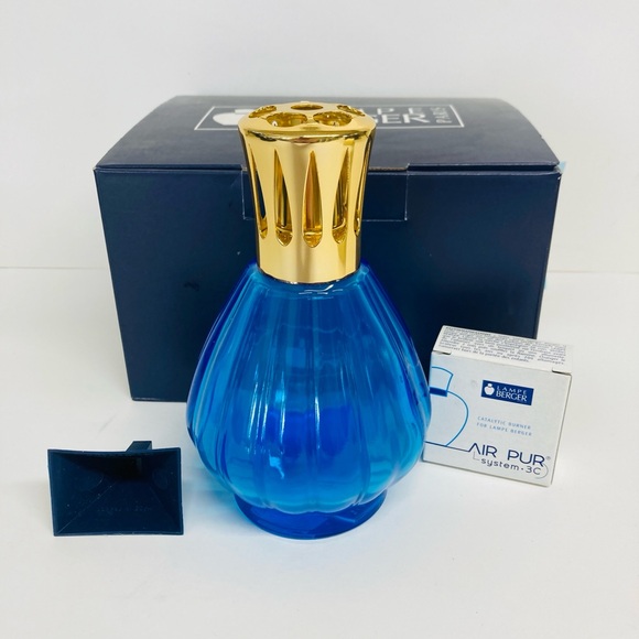 Lampe Berger blue reflection fragrance lamp new in box - Picture 3 of 3